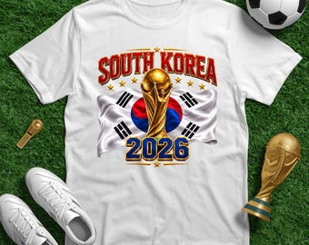 South Korea Soccer 2026 Shirt: Korean Football Fan Gift Tee, Team Tournament Outfit