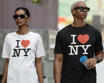 I Love New York Shirt, Classic Heart NY T-Shirt, Unisex Tee, NYC Trip Shirt