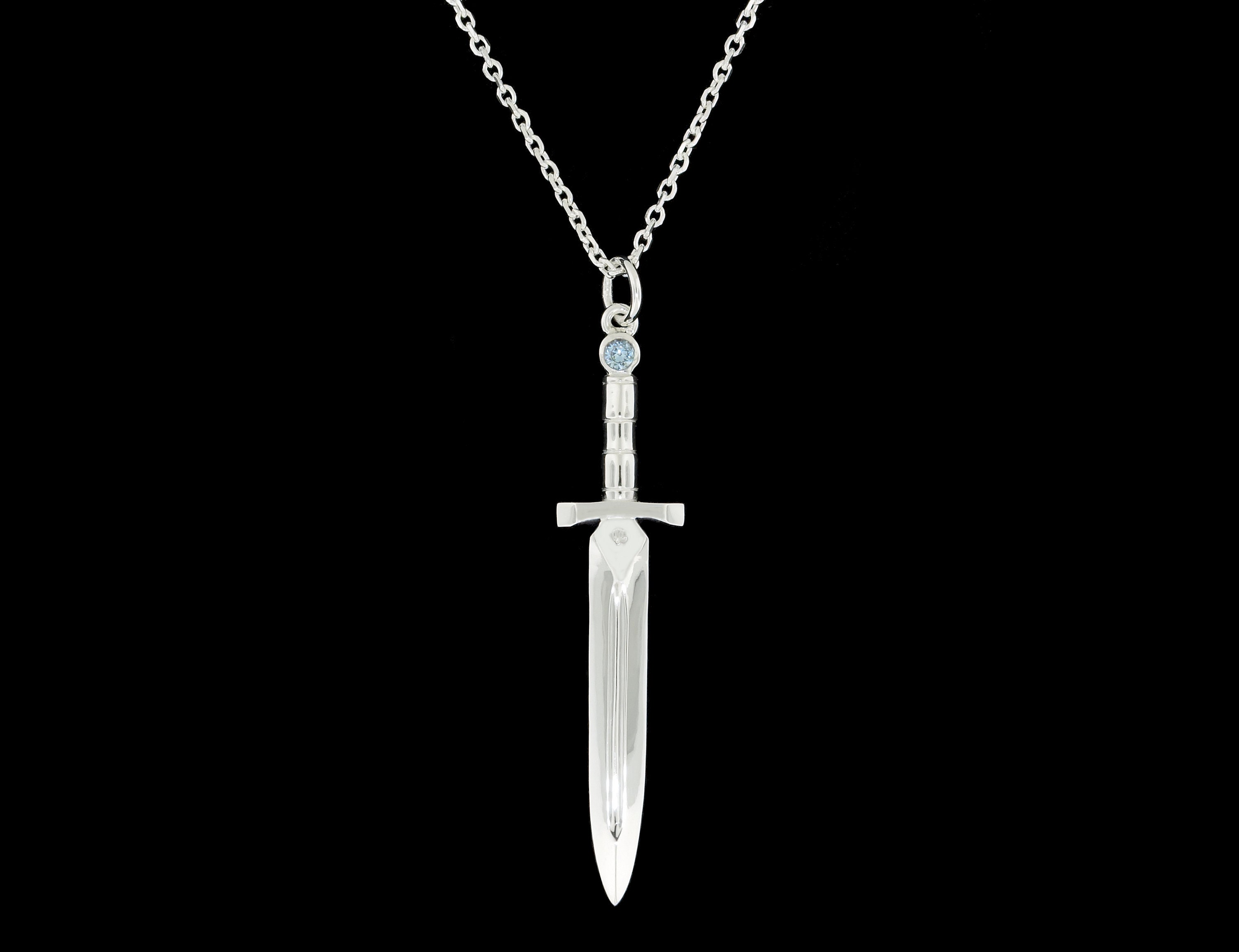 Sterling Silver Dagger Short Sword With Your Choice of