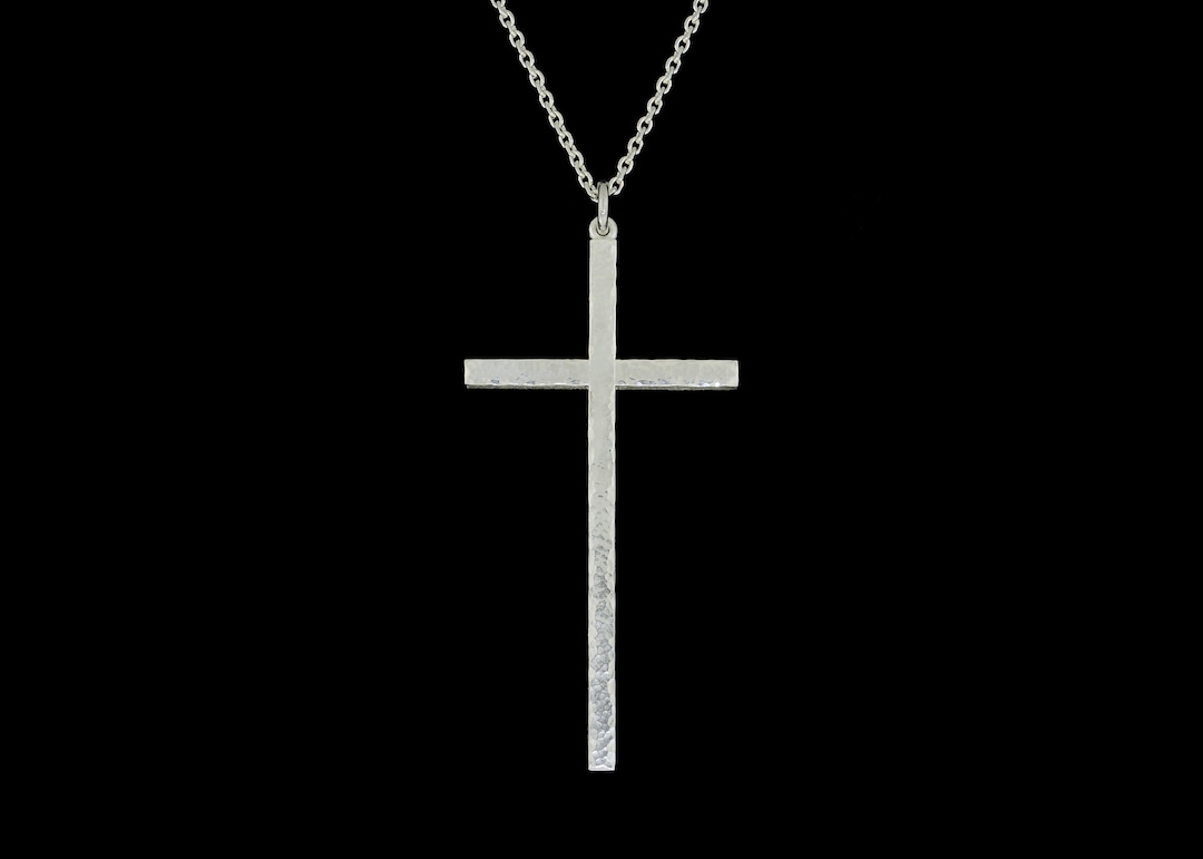 Extra large sterling silver cross Clearance