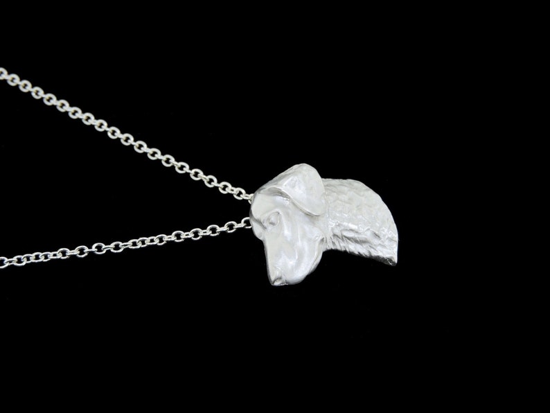 Sterling Silver Chesapeake Bay Retriever Pendant or Necklace Optional Chain
