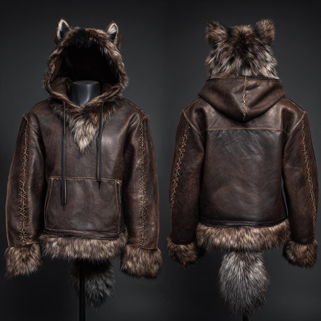 Leopard Fur Hoodie - Etsy Canada