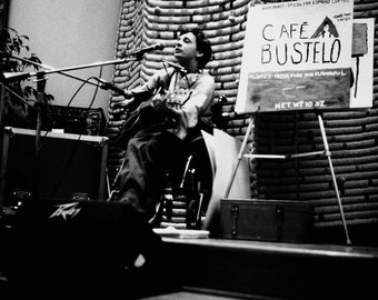 Vic Chesnutt 1988 Early Athens, GA Cafe Bustello Original unpublished photo 8x10