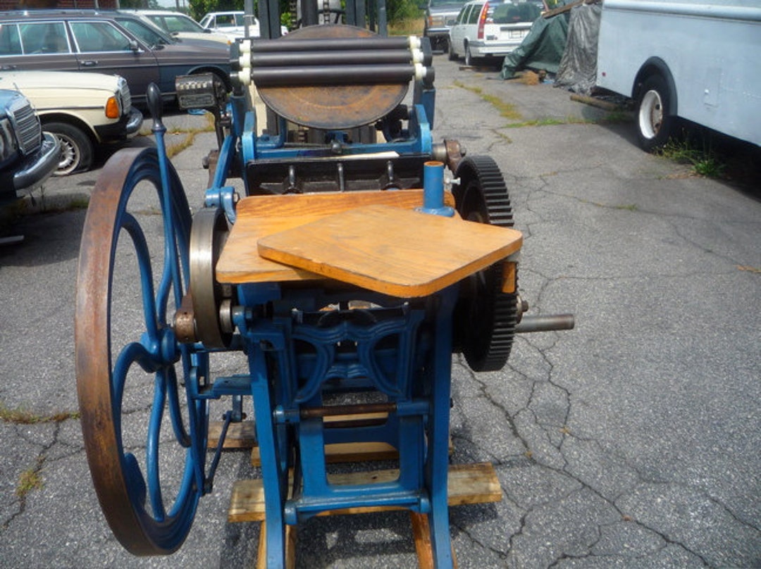 Old Style C&P Chandler and Price 8x12 Treadle Letterpress