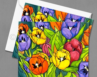 Spring Palette by Carolyn Stich Studio - Greeting and Notecards