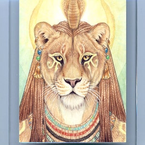 DESCONTO - 35% OFF Chaveiro Sekhmet