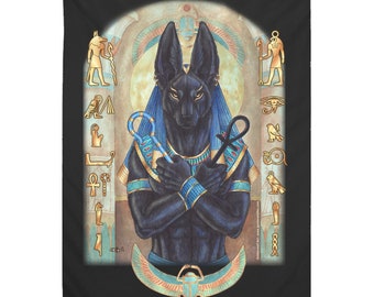 Anubis Egyptian God Tapestries