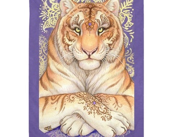 Mehndi Henna Tigress Tapestries