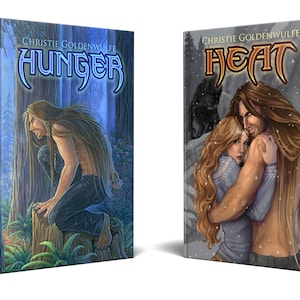 Werewolf Romantica Novels Illustrated Hardcover Books