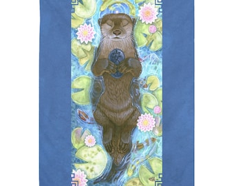 Otter Tranquil Dreams Tapestry