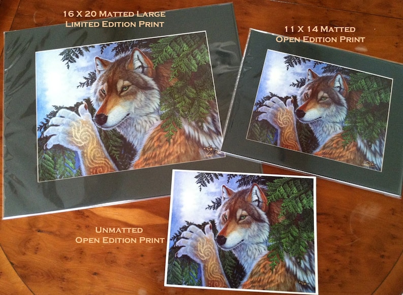 Loupgarou parmi une meute de loups imprimer Etsy France