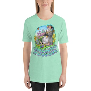 Fantastisk Possum kortärmad unisex-t-shirt