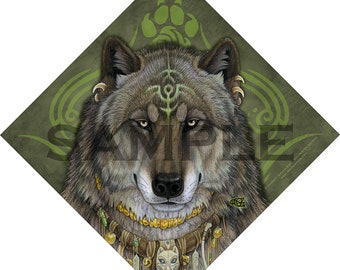 Dire Wolf Face Bandana