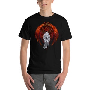 Red Dragon White Wolf Short-Sleeve T-Shirt