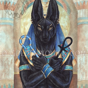 Anubis Egyptian God Print