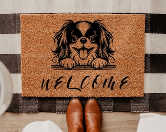 Cavalier King Charles Doormat, We Know You ARE Here Door Mats