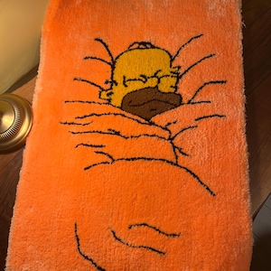 Handmade Tufted Rug - The Simpsons Design