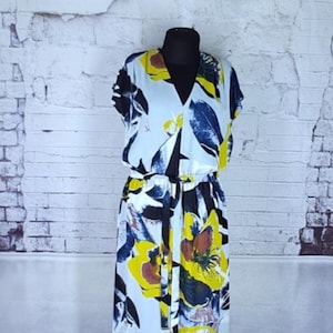 Lindex Colorful Floral Maxi Long Dress Size M