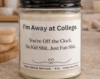 Funny Empty Nest Soy Candle, Gift for Parents (9 oz / 4 oz )