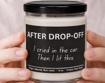 Funny Empty Nest Soy Candle - Adult Humor Gift for Parents