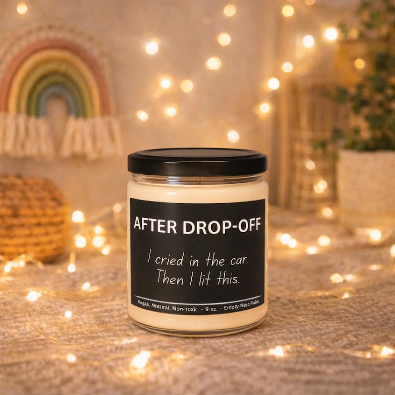 Funny Empty Nest Soy Candle - Adult Humor Gift for Parents image 2