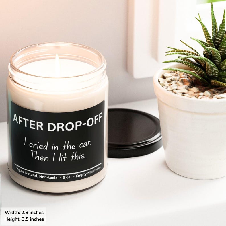 Funny Empty Nest Soy Candle - Adult Humor Gift for Parents image 4