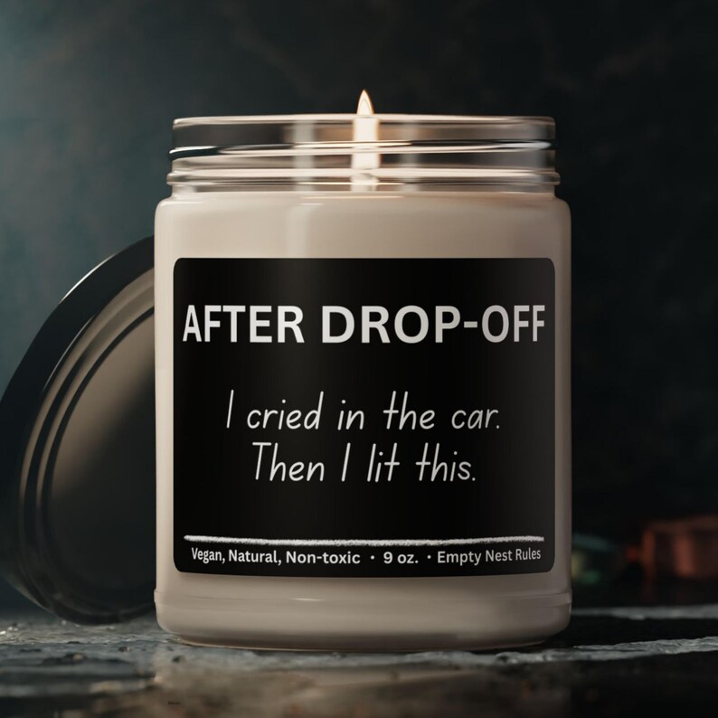 Funny Empty Nest Soy Candle - Adult Humor Gift for Parents image 6