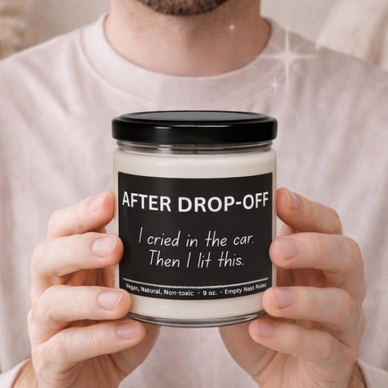 Funny Empty Nest Soy Candle - Adult Humor Gift for Parents image 1