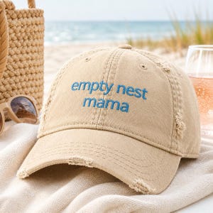 Embroidered Baseball Cap, Empty Nester Gift