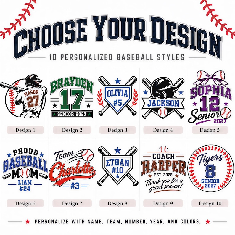 Personalized Leather Baseball With Team Name, Player Number & Logo ...