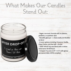 Funny Empty Nest Soy Candle - Adult Humor Gift for Parents image 11