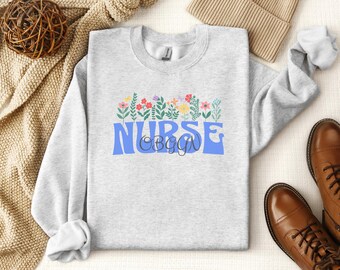 Sudadera de ginecología y obstetricia, sudadera de enfermera, sudadera de cuello redondo para trabajo de parto y parto, regalo de enfermera, sudadera de regalo para obstetricia, enfermera ginecóloga y obstetra, sudadera de cuello redondo para obstetricia y ginecología