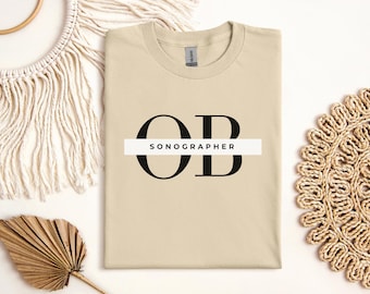 Camiseta de ecografista obstetra en blanco y negro, sudadera para obstetricia, camiseta de ginecología, camiseta de ecografista, monografista mfm, regalo para ella, ginecóloga obstetra