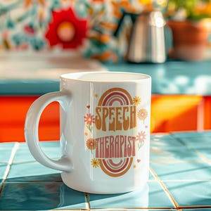 Speech Therapy Mug, Cute Gift for Speech Therapists, SLP Mug, Speech Pathology Cup, Speech Pathologist, SLP gift, Speech Therapy