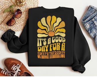 Boho Speech Therapy Sweatshirt, Special Education Shirt, Teacher Appreciation Gift, SPED Teacher, Speech Therapist Crewneck, SLP Grad Gift