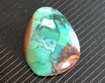 Gema Cabochão de Sílica 27 por 20 mm. Sílica Gema Peruana em Cabochão de Calcedônia