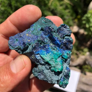 119.5 Grams Azurite Malachite Rough Specimen