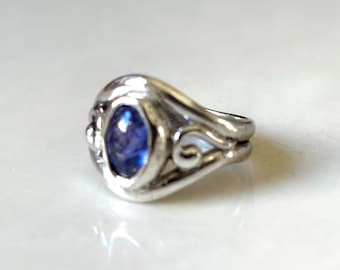 Tanzanite Ring Size 7.75 Sterling Silver