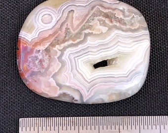 Crazy Lace Agate  Cabochon 35 x 28 x 5 mm.