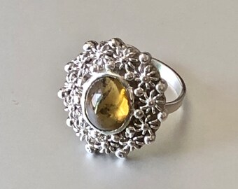 Dravite Tourmaline Ring Size # 7.5