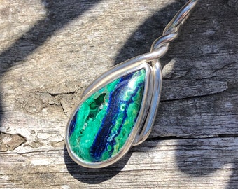 Azurite Malachite Pendant