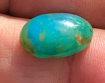 Gem Silica Chrysocolla, Green Chalcedony 5.5 Carat, 15 x 10 x 5.5 mm.