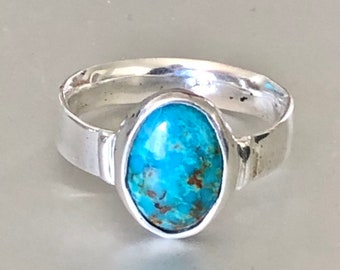 Kingman Turquoise Ring Size 12.5