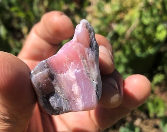 Pink Opal Rock 33.6 Grams Rough Pink Opal Specimen