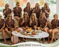 Dark Brown Satin Pajama Set Personalized Bride Pajama Plus Size Pajama Set Bridesmaid Pjs for Bridal Pajama Set Satin Pajama Bridesmaid Gift product logo