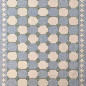 9x12 Ft Home Décor Boho Area Rug, Hand And Flat Weave Panja Dhurrie Rug, Cotton Reversible Rug, Modern Natural Color Long Lasting Rug.