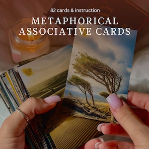 Cartes métaphoriques, pleine conscience, jeu de découverte de soi, cadeau pour la réflexion, inspiration