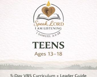 Teen VBS Curriculum Ages 13-18 | 5 Day Vacation Bible School | Youth Ministry Bible Study | Church Curriculum + Leader Guide | 1 Samuel 3