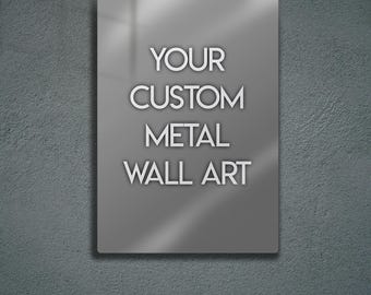 Personalized Metal Wall Art: Custom Aluminum Photo Print