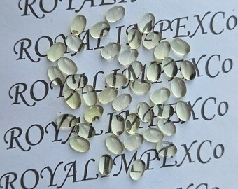 Naturalny kwarc cytrynowy AAA, owalny kaboszon, 2x3 3x4 3x5 4x6 5x7 6x8 7x9 8x10 9x11 10x12 10x14 12x16 13x18 15 x 20 mm Rozmiar owalny. Partia.